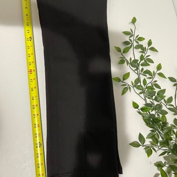 J.McLaughlin Womens Black Rainey Long Bottom Pants Size 8 Cotton Blend Slim Fit - Picture 11 of 16